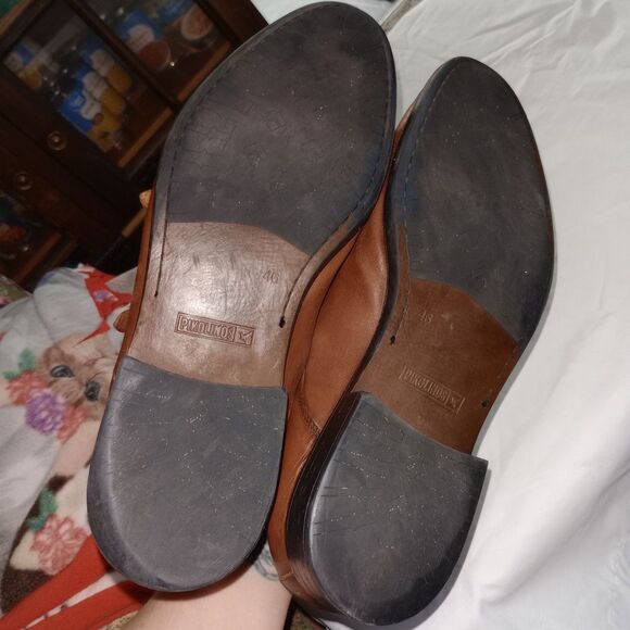 Pikolinos Brown Leather Monk Strap Shoes Mens Size 13 US 46 EU Morocco - Picture 10 of 10